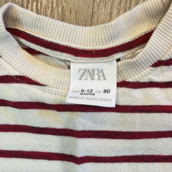 Zara red stripe tee - Picture 2 of 2